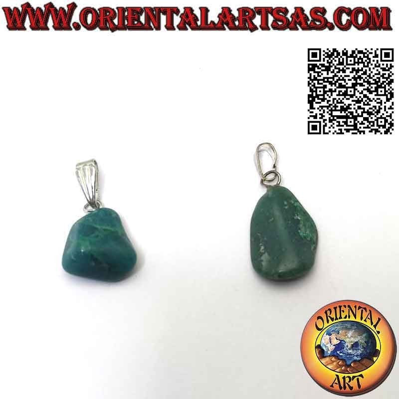 Pendentif Chrysocolle Naturelle Roulée | Hypoallergénique
