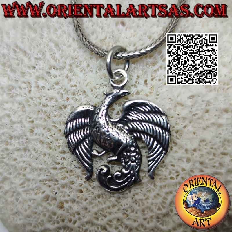 Colgante Ave Fénix Plata 925 Renacimiento | Oriental Art