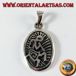 Pendentif Kokopelli en argent