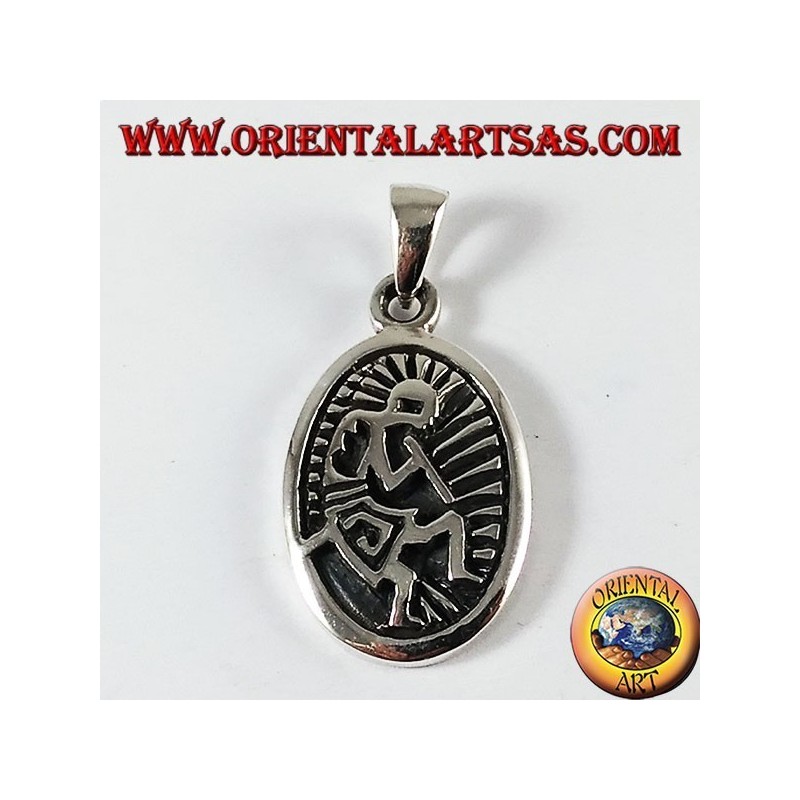 kokopelli Anhänger aus Silber