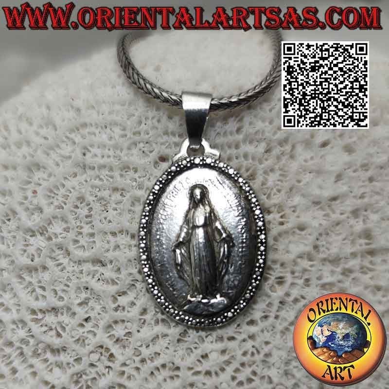 Ciondolo in argento, Medaglia miracolosa (o medaglia della Madonna delle Grazie, o medaglia dell'Immacolata)