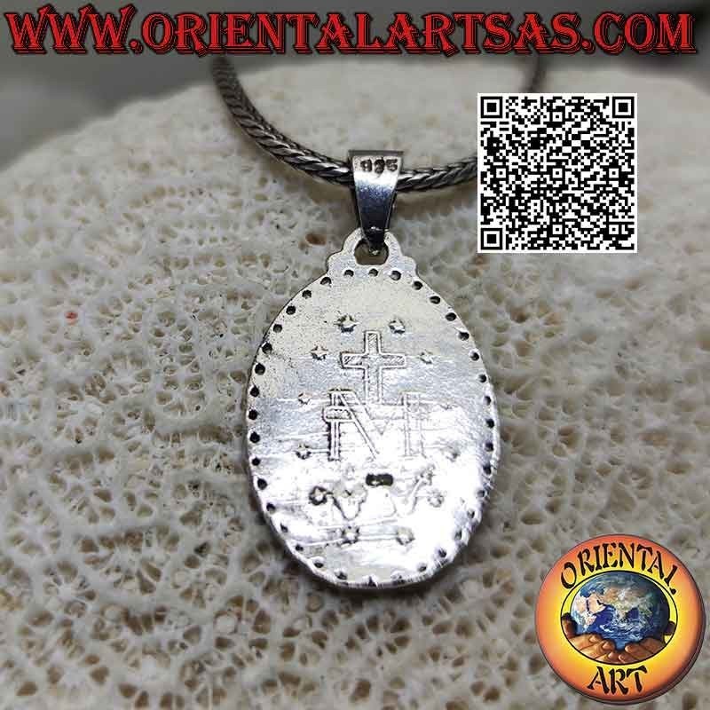 Colgante de plata, Medalla Milagrosa (o medalla Madonna delle Grazie, o medalla Inmaculada Concepción)