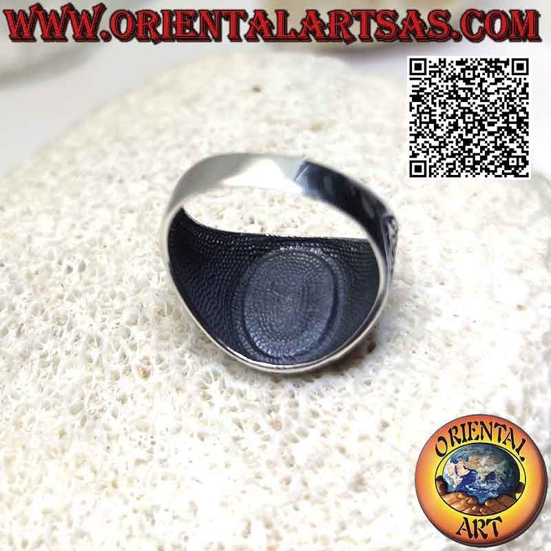 Anillo de plata, San Nicolás de Bari (San Nicolás de Myra o San Nicolás) y enigmática inscripción en latín en los laterales