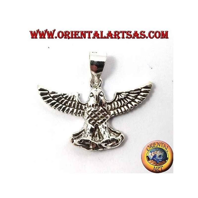 Anhänger Silber Adler mit offenen Flügeln