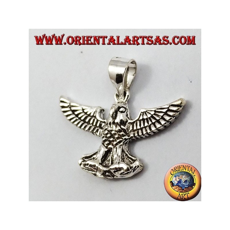 Anhänger Silber Adler mit offenen Flügeln