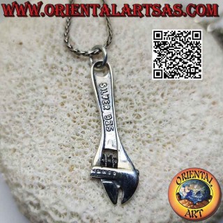 Silver pendant, the wrench (working)