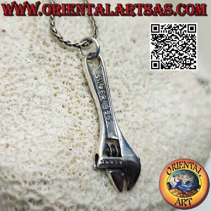 Pendentif en argent, la clé (fonctionne)