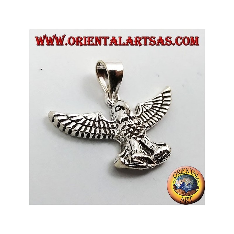 Anhänger Silber Adler mit offenen Flügeln