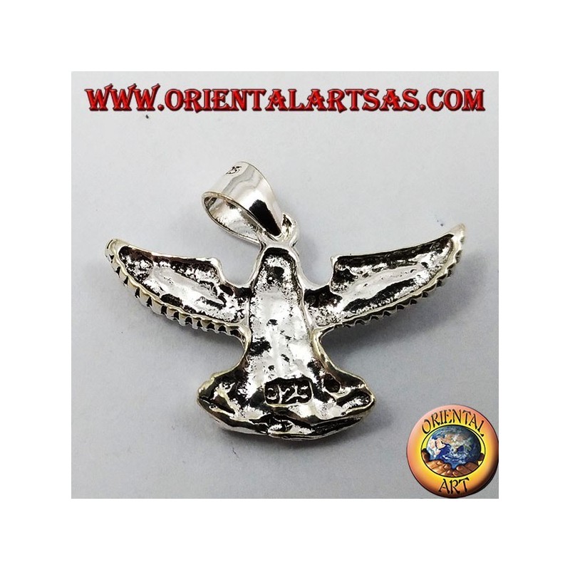 Anhänger Silber Adler mit offenen Flügeln