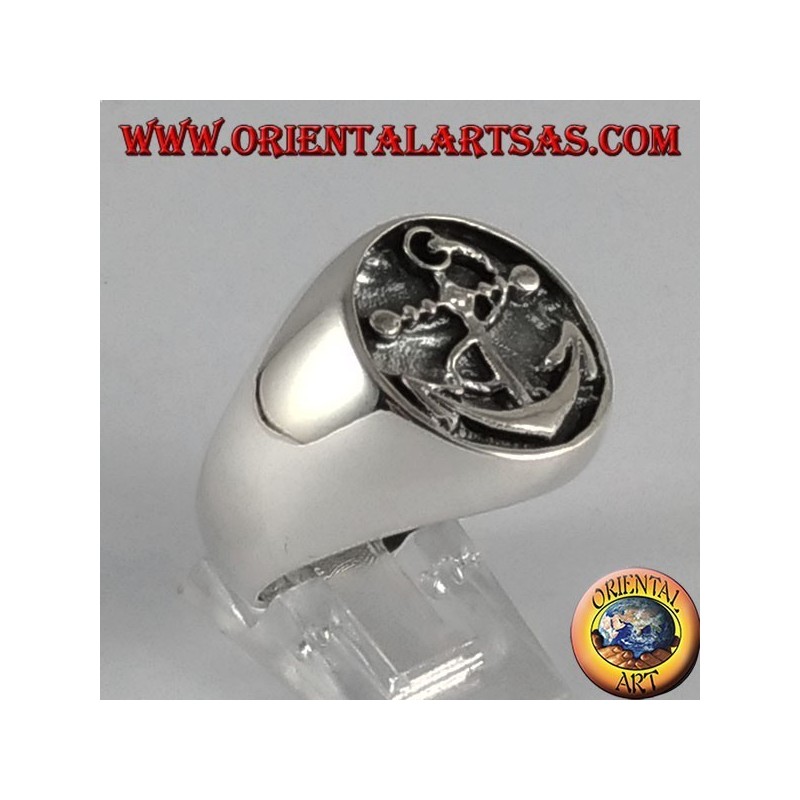 Anillo de plata de anclaje de junta