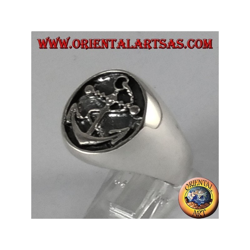 Anillo de plata de anclaje de junta