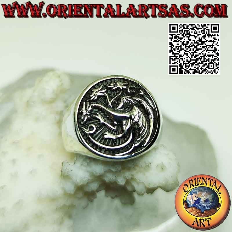 Anillo de plata, emblema de la noble casa Targaryen (Juego de Tronos)