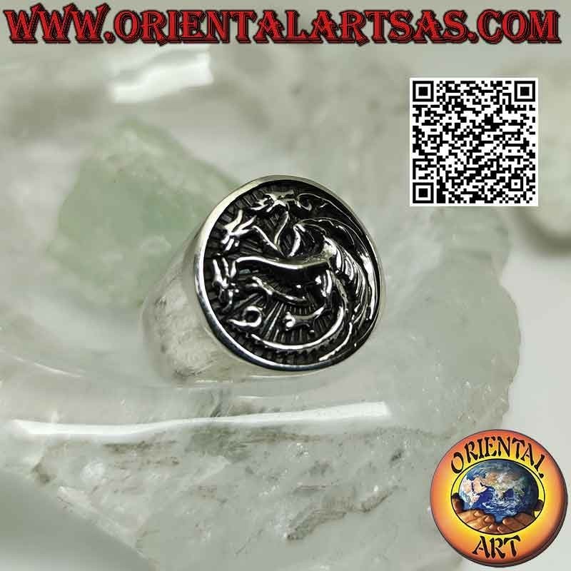 Silberring, Emblem des Adelshauses Targaryen (Game Of Thrones)