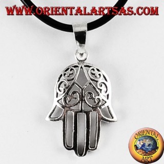 Silber Anhänger Hand von Fatima Hamsa