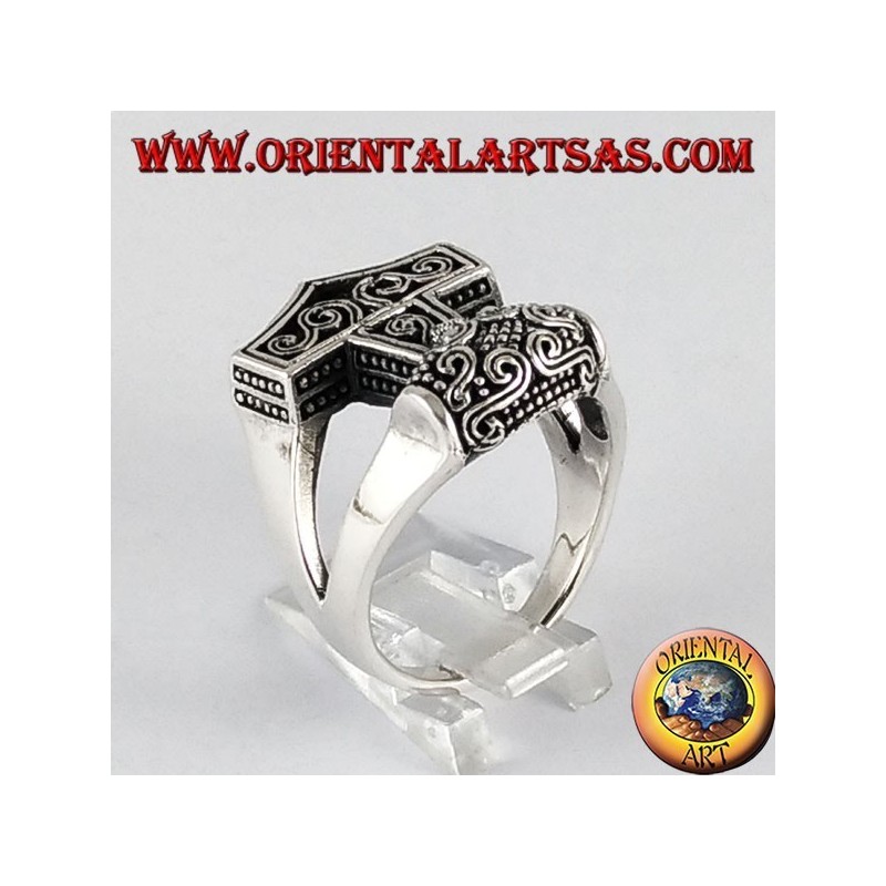 Silberring Mjöllnir Hammer von Thor