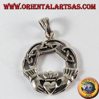 Pendentif argent, Claddagh