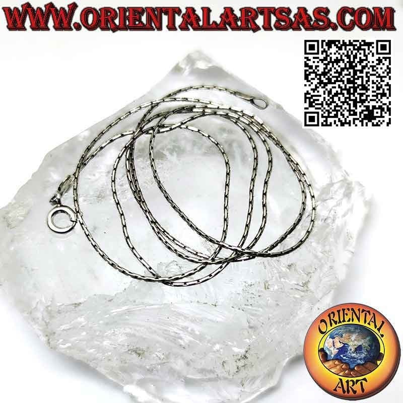 Collier chaîne en argent 925‰, lien "joint" (épaisseur 0,5 mm)