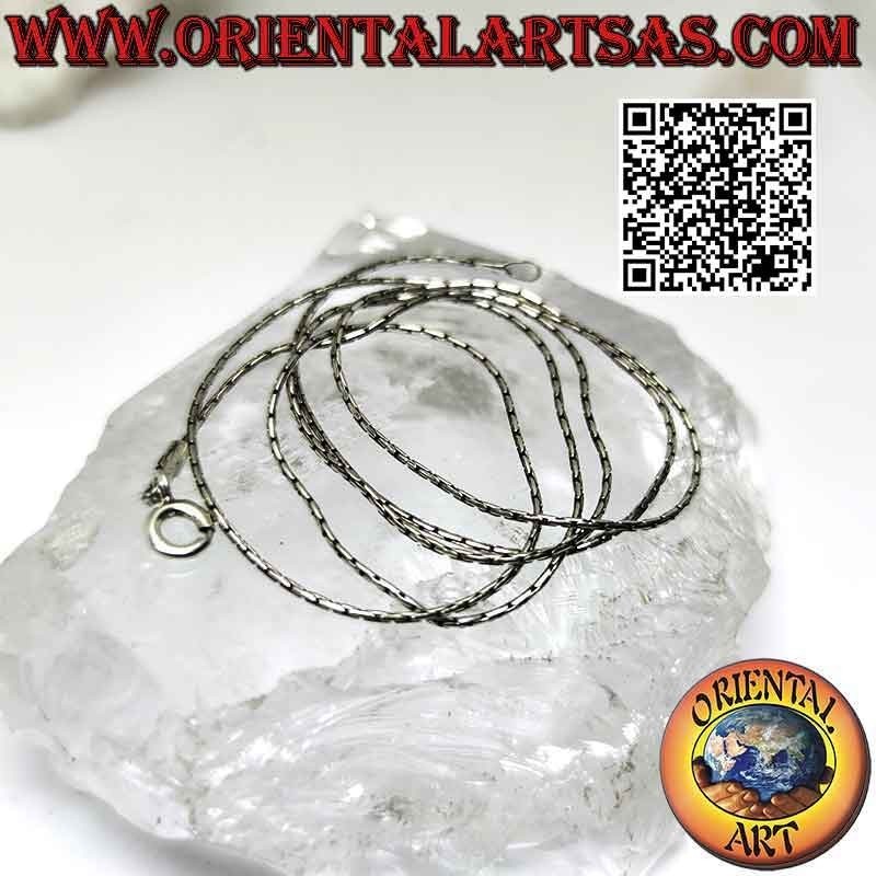 925 ‰ silver chain necklace, "joint" link (thickness 0.5 mm)