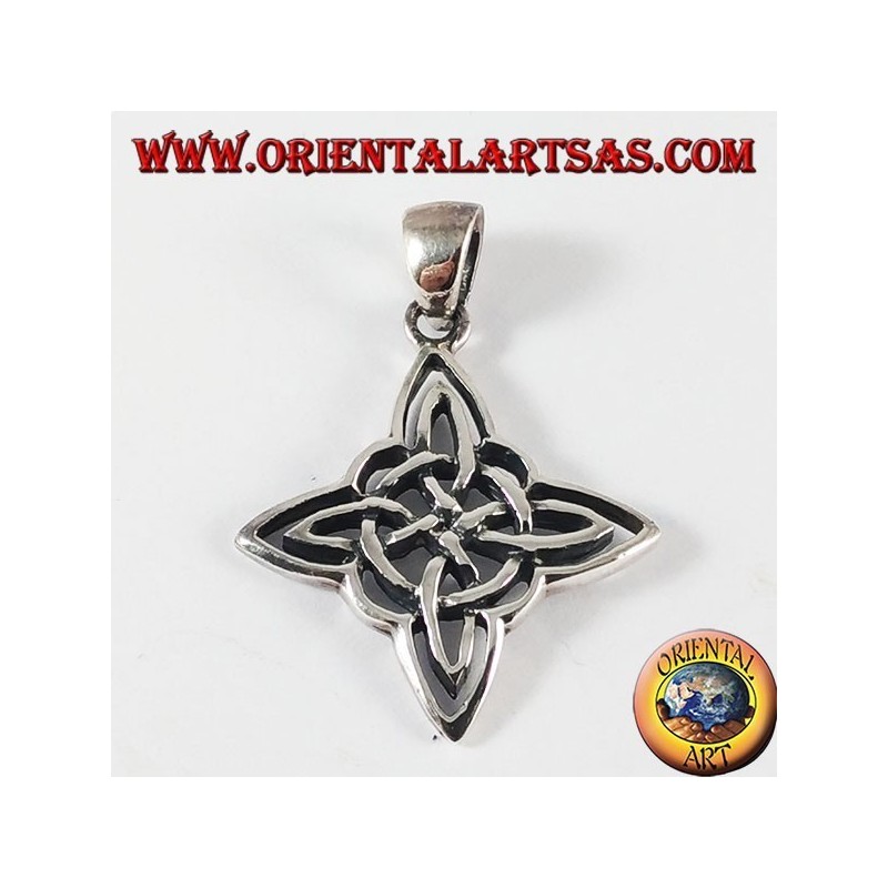 Pendentif argent, Fleur Apocalypse