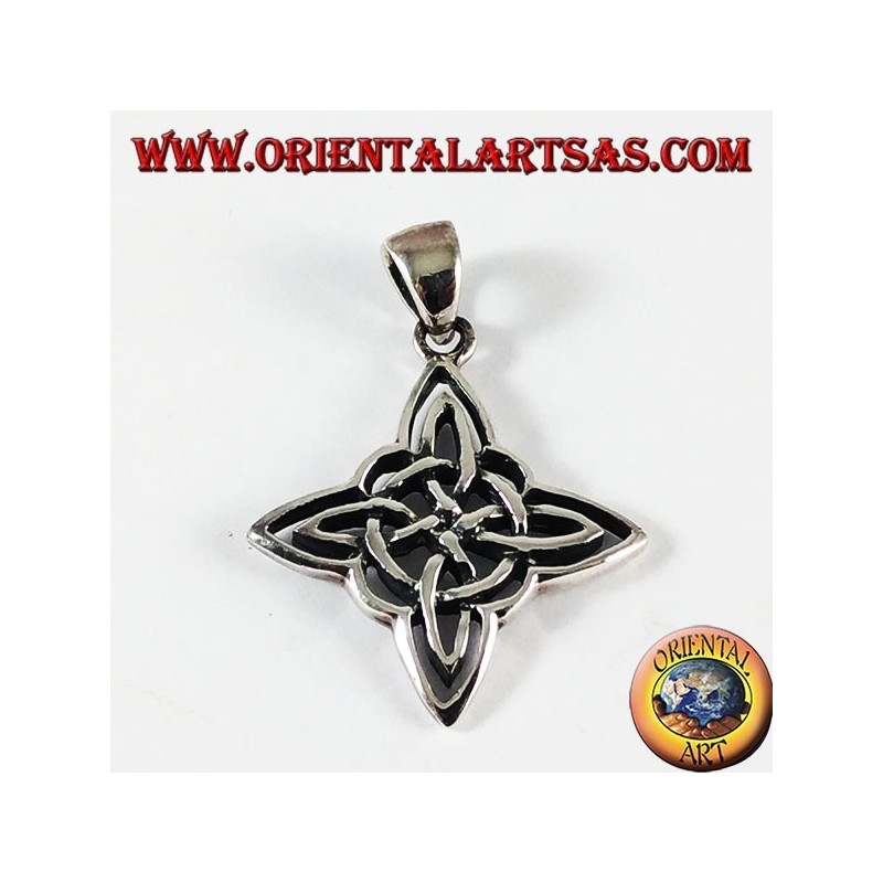 Pendentif argent, Fleur Apocalypse