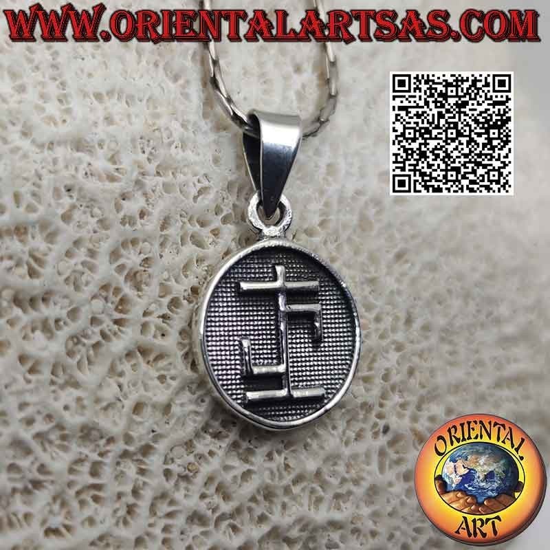 Silberanhänger, Medaille mit Flachrelief "Talisman der Heilung"