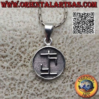 Silberanhänger, Medaille mit Flachrelief "Talisman der Heilung"