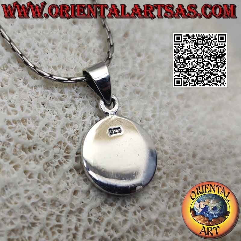 Pendentif en argent, médaille avec bas-relief "Talisman du voyageur"