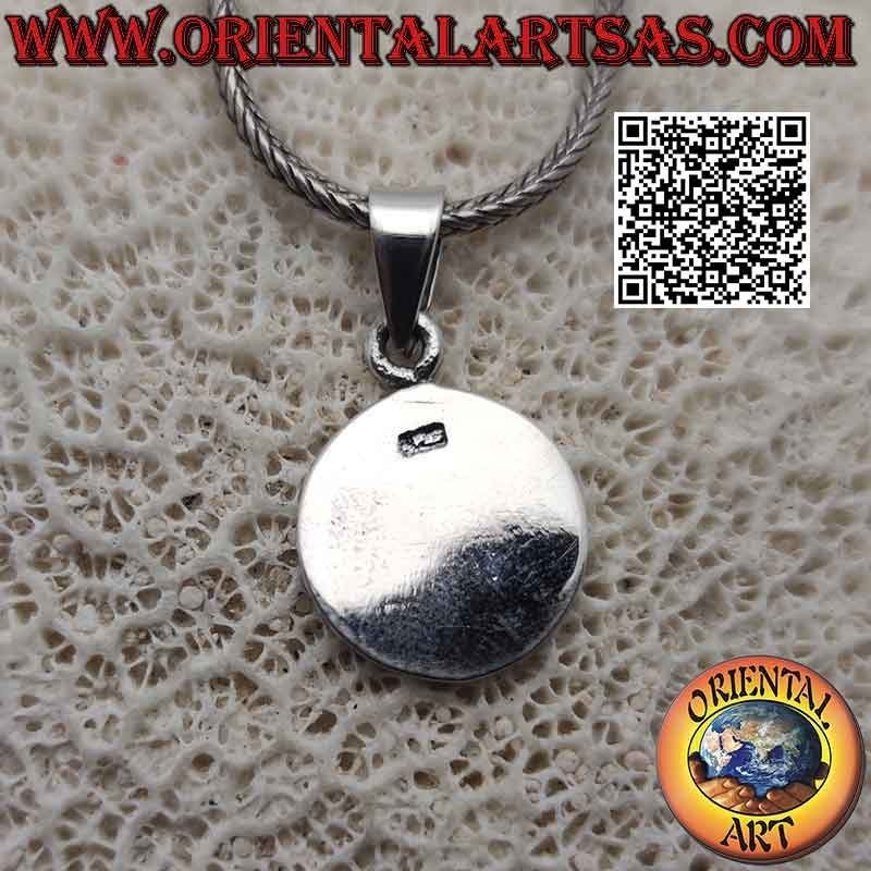 Colgante de plata, medalla con bajorrelieve "Talismán de protección"