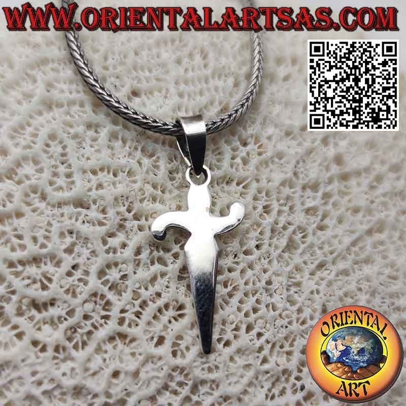 Colgante de plata en forma de espada de "Cesare Paciotti"