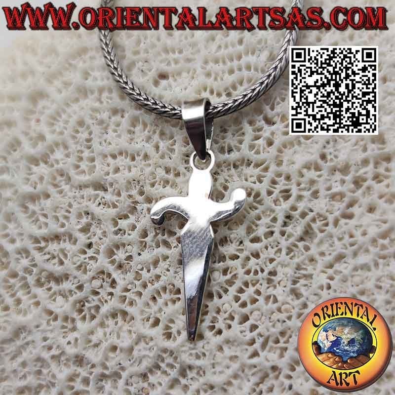Pendentif en argent en forme d'épée de "Cesare Paciotti"
