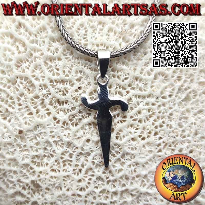 Colgante de plata en forma de espada de "Cesare Paciotti"