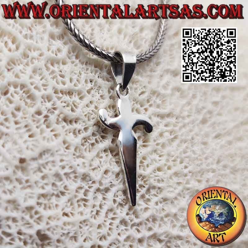 Pendentif en argent en forme d'épée de "Cesare Paciotti"