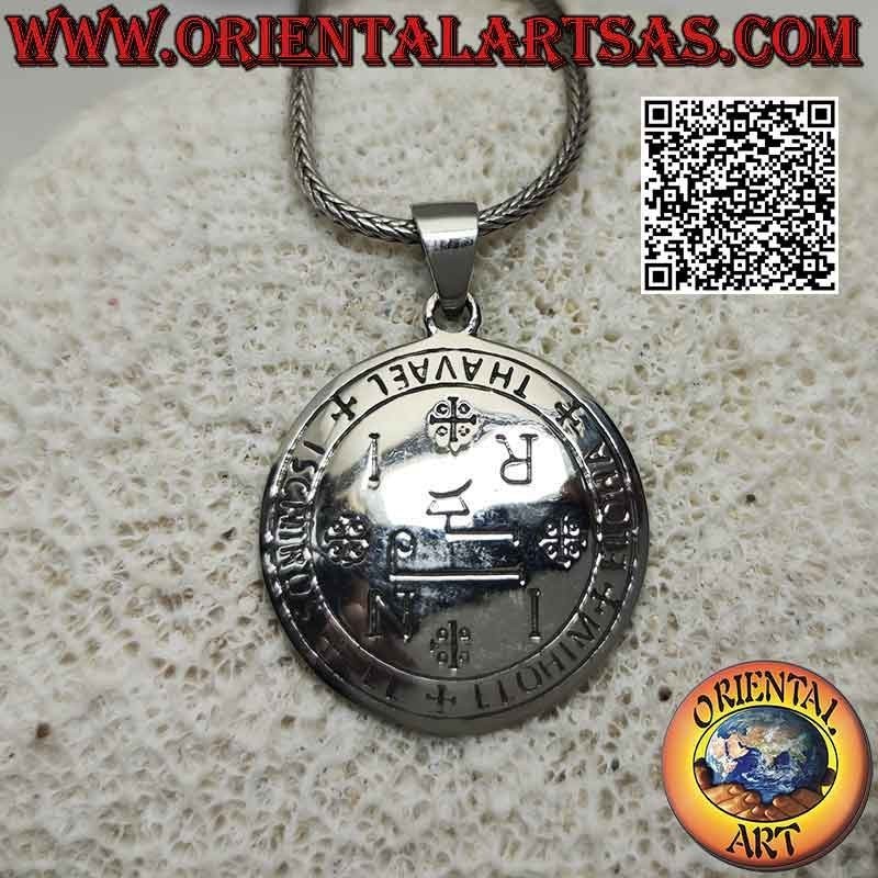 Silver pendant, seal of the archangel Thavael (seals of King Solomon)