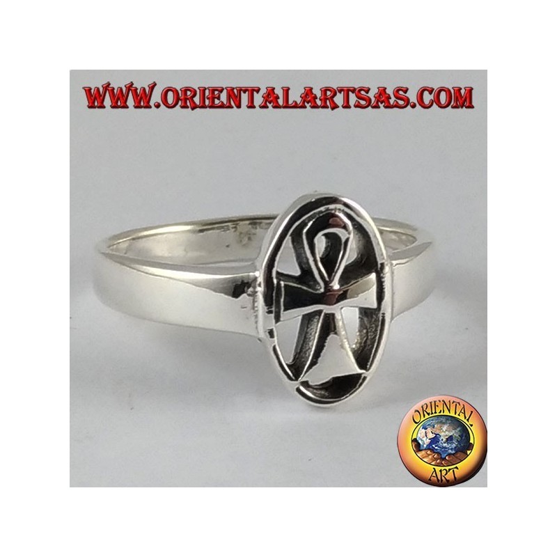 Anello d'argento,  Ankh chiave della vita