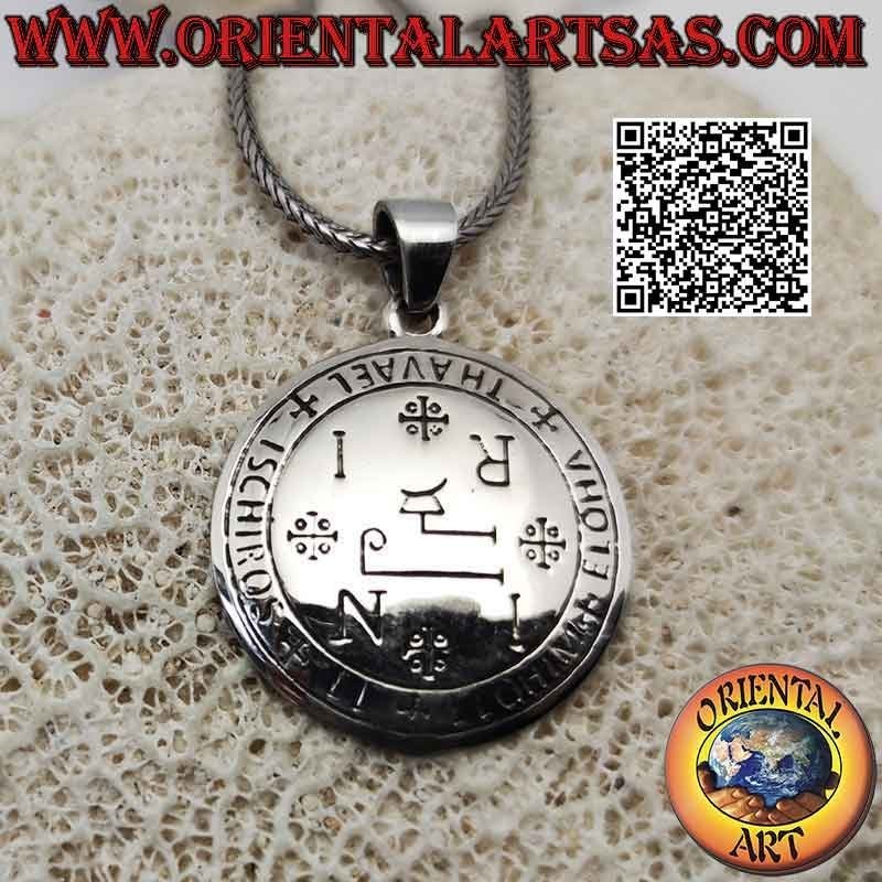 Silver pendant, seal of the archangel Thavael (seals of King Solomon)
