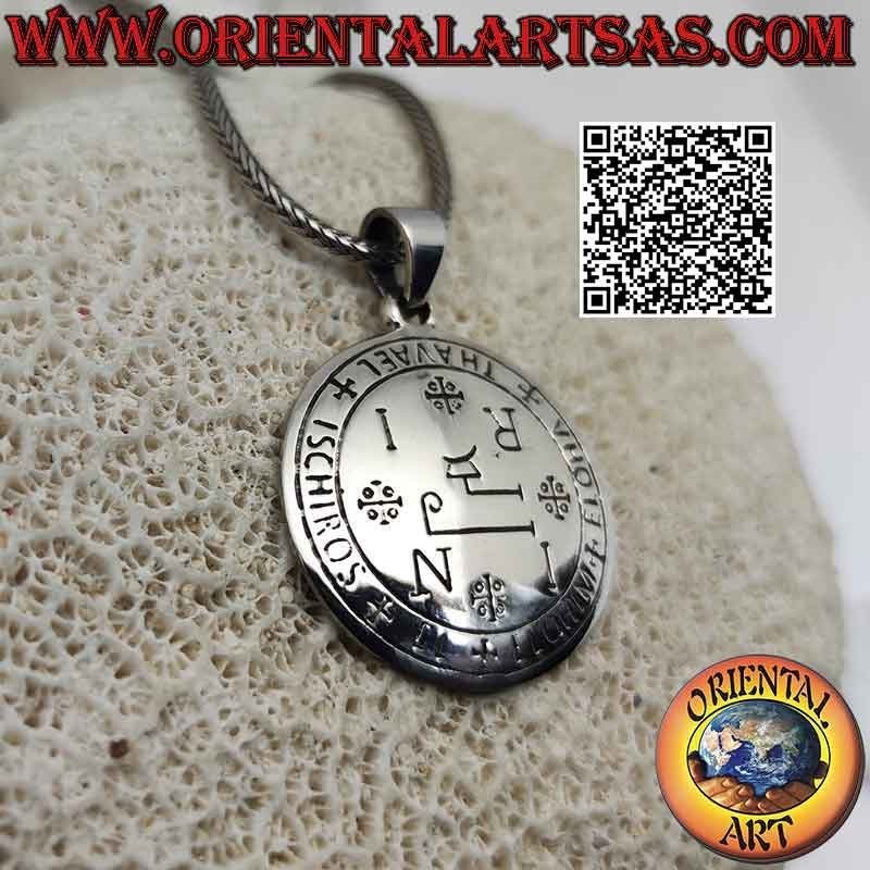 Ciondolo in argento, sigillo dell'arcangelo Thavael (sigilli di re Salomone)