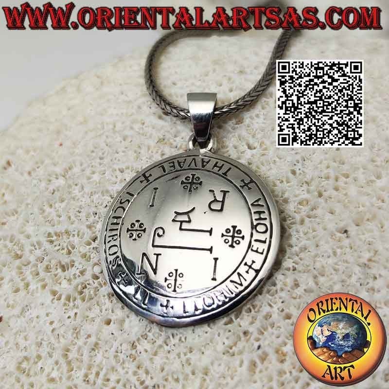 Ciondolo in argento, sigillo dell'arcangelo Thavael (sigilli di re Salomone)