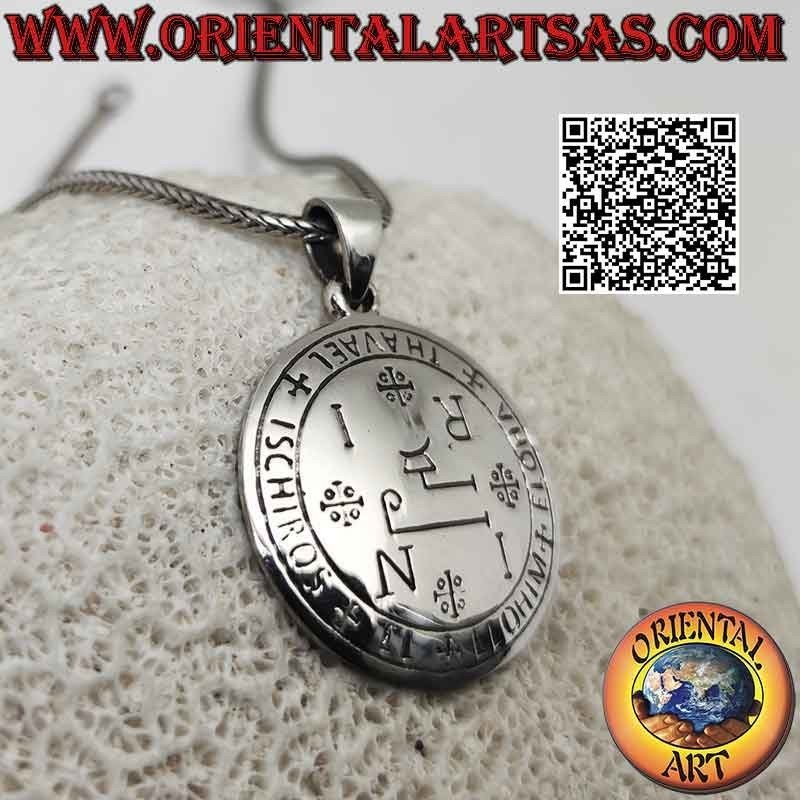 Silver pendant, seal of the archangel Thavael (seals of King Solomon)