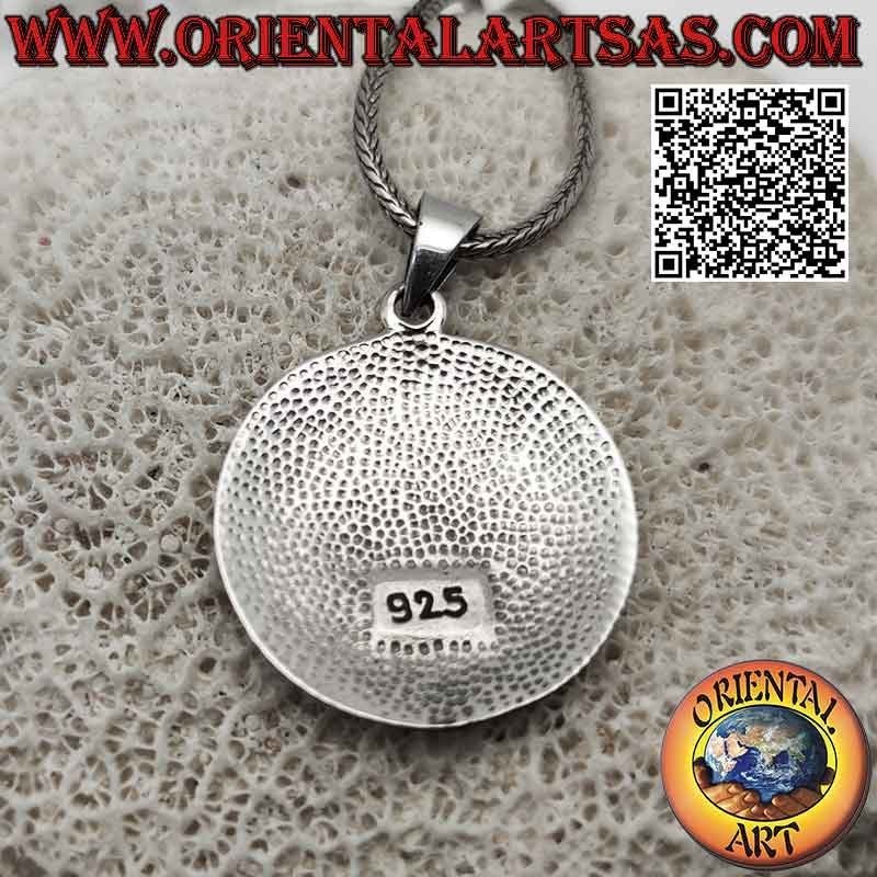 Pendentif en argent, sceau de l'archange Thavael (sceau du roi Salomon)