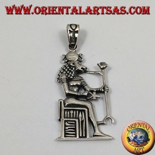 ciondolo in argento Sekhmet (anche Sachmis, Sakhmet, Sekhet o Sakhet) 