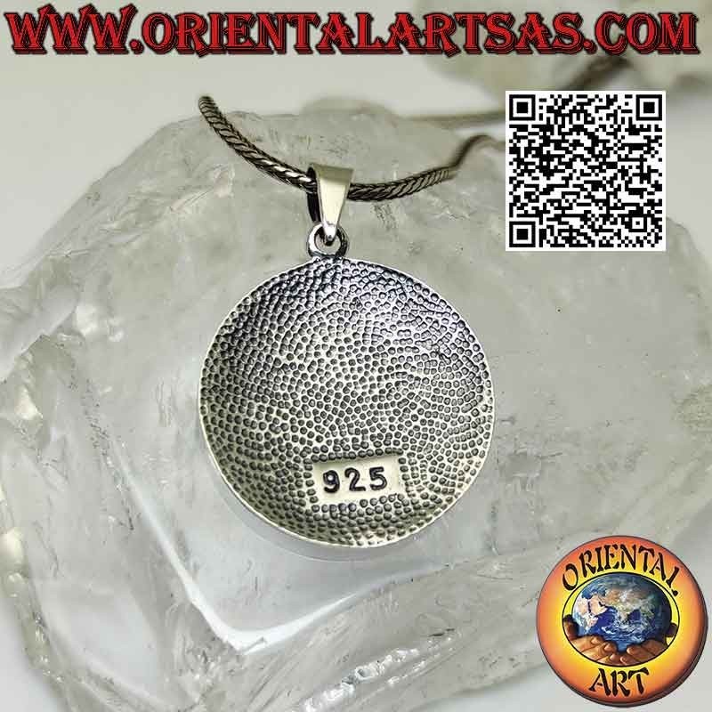 Pendentif en argent, sceau de l'archange Zadkiel (sceau du roi Salomon)