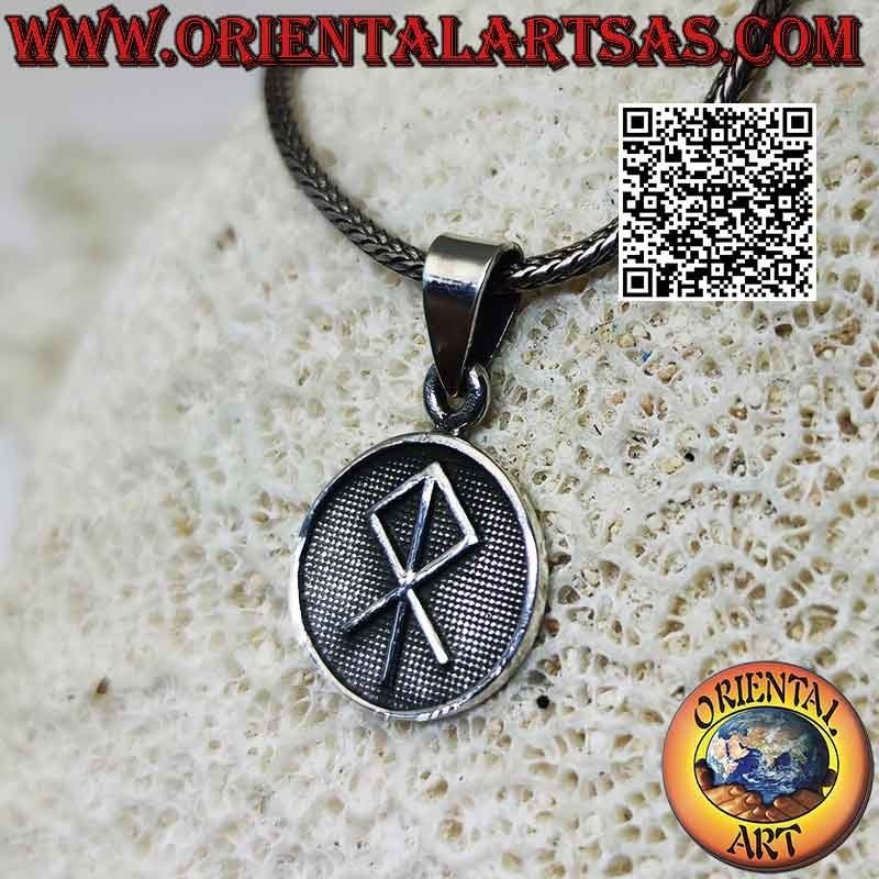 Colgante de plata, medalla con bajorrelieve "Talismán de consagración"