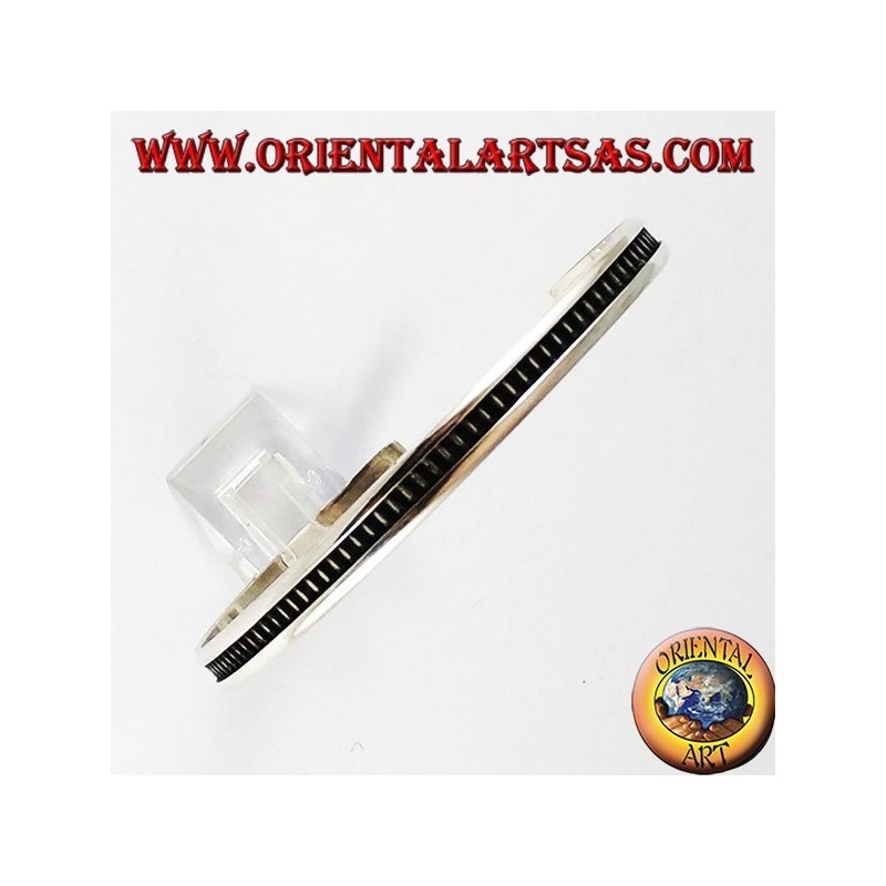 Tight Silber Armband, binäres Muster