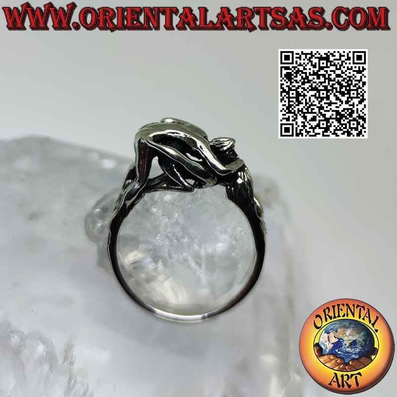 Anillo de plata Kamasutra, la posición de sexo anal al estilo perrito