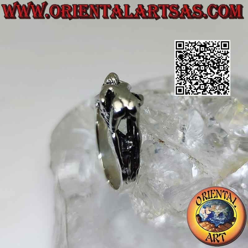 Kamasutra silver ring, the doggie-style anal sex position