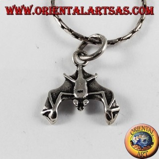 Pendentif argent, batte avec la tête vers le bas (petit)