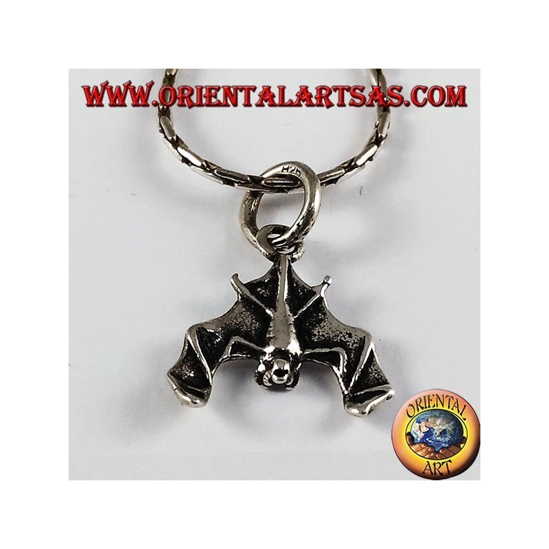 Pendentif argent, batte avec la tête vers le bas (petit)