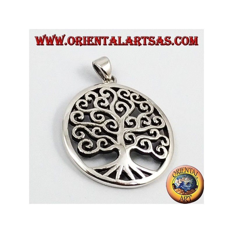 Pendentif argent, arbre de vie (grand)