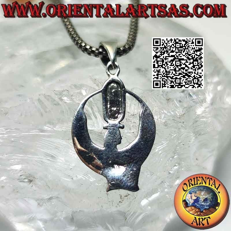 Pendentif en argent, Isis ailée, déesse égyptienne de la maternité et de la magie