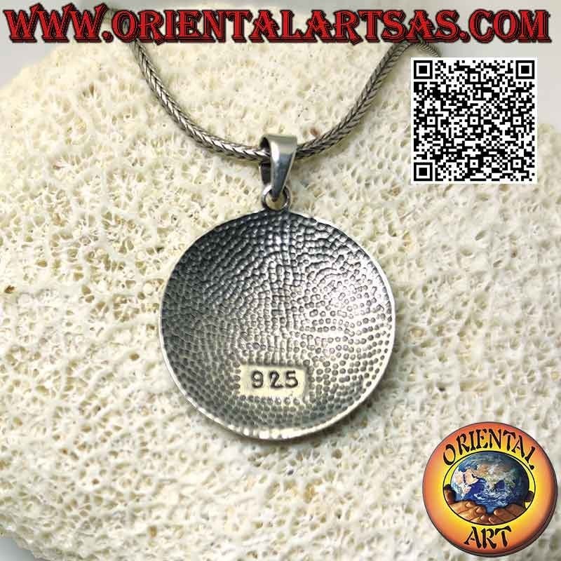 Colgante de plata, sello del arcángel Rafael (sellos del rey Salomón)